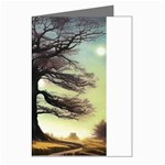 Nature Outdoors Cellphone Wallpaper Background Artistic Artwork Starlight Book Cover Wilderness Land Greeting Cards (Pkg of 8)