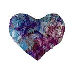 Blend Marbling Standard 16  Premium Heart Shape Cushions