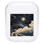 Starry Sky Moon Space Cosmic Galaxy Nature Art Clouds Art Nouveau Abstract Hard PC AirPods 1/2 Case