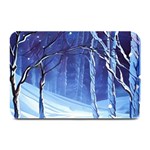 Landscape Outdoors Greeting Card Snow Forest Woods Nature Path Trail Santa s Village Plate Mats