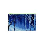 Landscape Outdoors Greeting Card Snow Forest Woods Nature Path Trail Santa s Village Cosmetic Bag (XS)