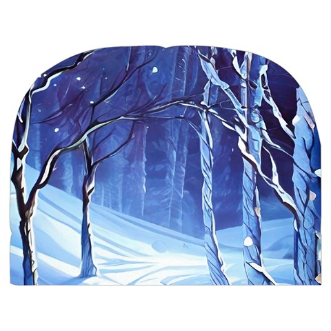 Landscape Outdoors Greeting Card Snow Forest Woods Nature Path Trail Santa s Village Make Up Case (Medium) from ArtsNow.com Front