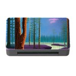 Artwork Outdoors Night Trees Setting Scene Forest Woods Light Moonlight Nature Memory Card Reader with CF