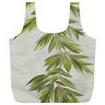 Watercolor Leaves Branch Nature Plant Growing Still Life Botanical Study Full Print Recycle Bag (XL)