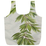 Watercolor Leaves Branch Nature Plant Growing Still Life Botanical Study Full Print Recycle Bag (XXXL)