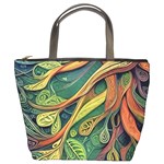 Outdoors Night Setting Scene Forest Woods Light Moonlight Nature Wilderness Leaves Branches Abstract Bucket Bag