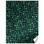 Squares cubism geometric background Canvas 36  x 48 