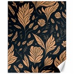 Background Pattern Leaves Texture Canvas 11  x 14 