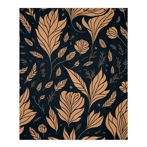 Background Pattern Leaves Texture Shower Curtain 60  x 72  (Medium)  from ArtsNow.com 60 x72  Curtain