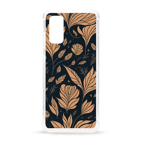 Background Pattern Leaves Texture Samsung Galaxy S20 6.2 Inch TPU UV Case from ArtsNow.com Front