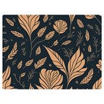 Background Pattern Leaves Texture Premium Plush Fleece Blanket (Extra Small)