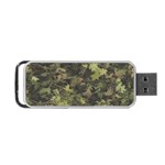 Green Camouflage Military Army Pattern Portable USB Flash (Two Sides)