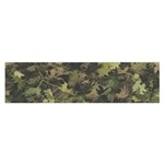 Green Camouflage Military Army Pattern Oblong Satin Scarf (16  x 60 )