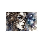 Woman in Space Sticker (Rectangular)