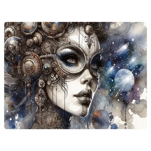 Woman in Space Two Sides Premium Plush Fleece Blanket (Baby Size) from ArtsNow.com 40 x30  Blanket Front