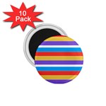 Stripes Pattern Design Lines 1.75  Magnets (10 pack) 