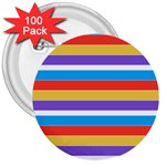 Stripes Pattern Design Lines 3  Buttons (100 pack) 