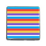 Stripes Pattern Design Lines Memory Card Reader (Square 5 Slot)