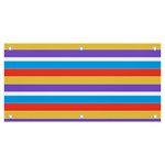 Stripes Pattern Design Lines Banner and Sign 6  x 3 