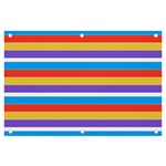 Stripes Pattern Design Lines Banner and Sign 6  x 4 
