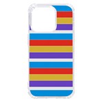 Stripes Pattern Design Lines iPhone 14 Pro TPU UV Print Case