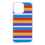 Stripes Pattern Design Lines iPhone 14 Pro Max TPU UV Print Case