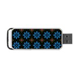 Flowers Pattern Floral Seamless Portable USB Flash (One Side)