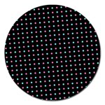 Pattern Dots Dot Seamless Magnet 5  (Round)