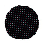 Pattern Dots Dot Seamless Standard 15  Premium Round Cushions