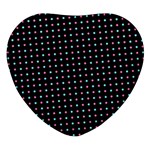 Pattern Dots Dot Seamless Heart Glass Fridge Magnet (4 pack)