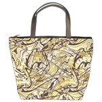 Marble Texture Pattern Seamless Bucket Bag