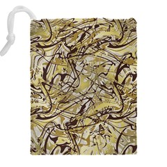 Marble Texture Pattern Seamless Drawstring Pouch (5XL) from ArtsNow.com Back