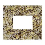 Marble Texture Pattern Seamless White Wall Photo Frame 5  x 7 