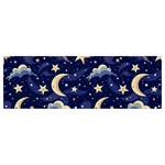 Night Moon Seamless Banner and Sign 12  x 4 