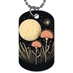 Flowers Space Dog Tag (One Side)