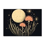 Flowers Space Sticker A4 (100 pack)