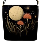 Flowers Space Flap Closure Messenger Bag (S)