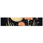 Flowers Space Small Premium Plush Fleece Scarf