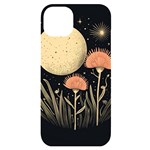 Flowers Space iPhone 14 Plus Black UV Print Case