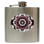 Mandala Design Pattern Hip Flask (6 oz)