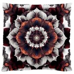 Mandala Design Pattern Large Premium Plush Fleece Cushion Case (Two Sides)