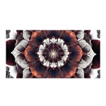 Mandala Design Pattern Satin Wrap 35  x 70 