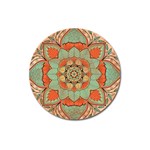 Mandala Floral Decorative Flower Magnet 3  (Round)