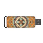 Mandala Floral Decorative Flower Portable USB Flash (One Side)