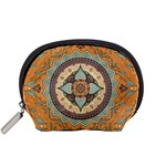 Mandala Floral Decorative Flower Accessory Pouch (Small)