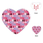 Scandinavian Abstract Pattern Playing Cards Single Design (Heart)