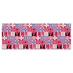 Scandinavian Abstract Pattern Banner and Sign 8  x 3 