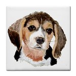 Beagle Puppy Tile Coaster