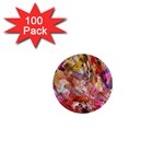 Abstract wings 1  Mini Buttons (100 pack) 