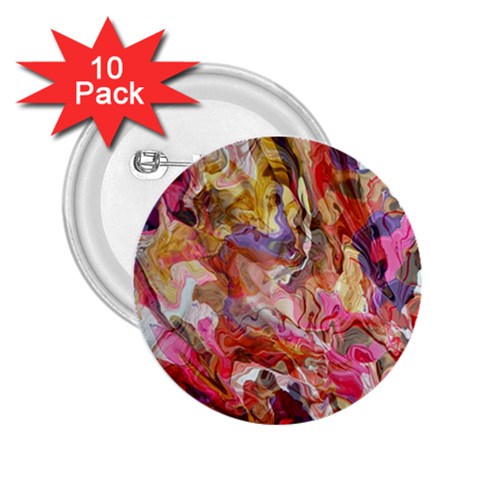 Abstract wings 2.25  Buttons (10 pack)  from ArtsNow.com Front